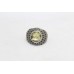 Unisex Ring 925 Sterling Silver yellow citrine quartz Natural Gem Stone P 419
